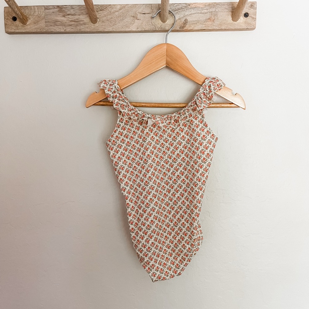 Mini Boden Girls Frilly Swimsuit